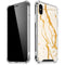 Cracked Marble iPhone XS Max Clear Case